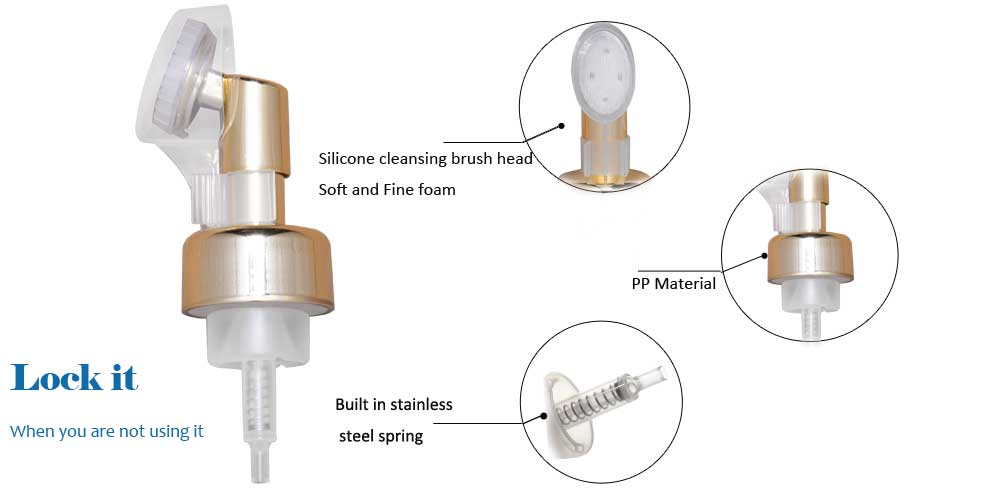 43/410 Foam Pump With Silicon Brush 