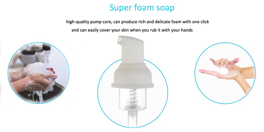 30mm white Foam Pump For hand wash 