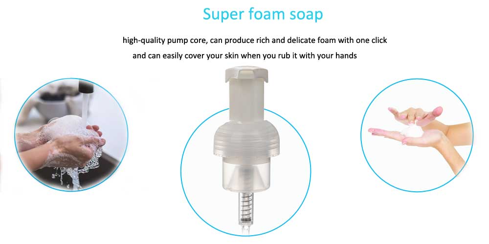 40mm 0.8cc Rotary press Foam Pump 