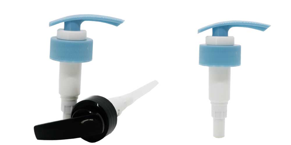 Cosmetic plastic emulsion pump head