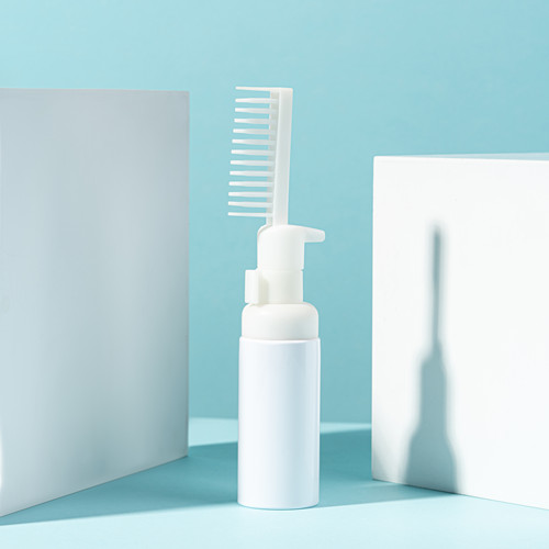 30mm 0.4cc Foam Pump With Comb For Hair Cleaning