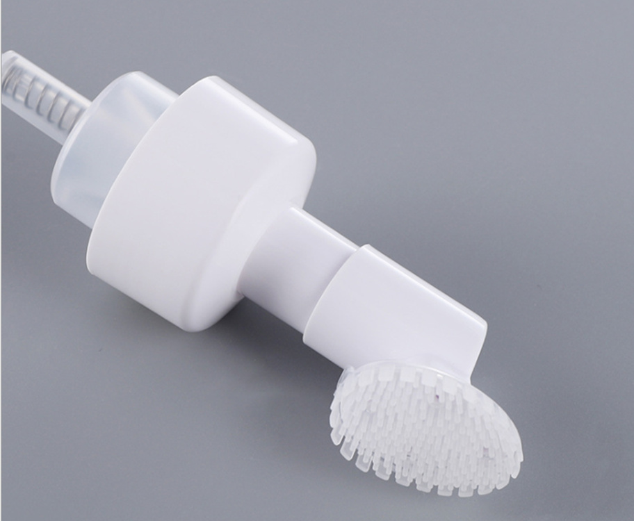  43mm Clip Lock Foam Pump With Silicone Brush 