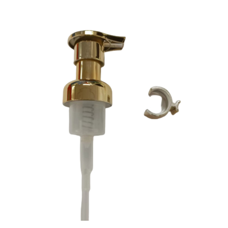 foam pump head with clip