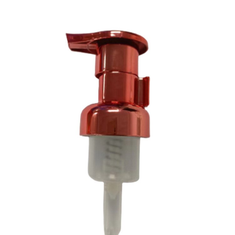 red plated foam pump head