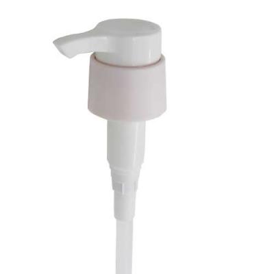 33/410 White&Pink Lotion Pump for Shampoo/Shower gels/Facial Cleansers