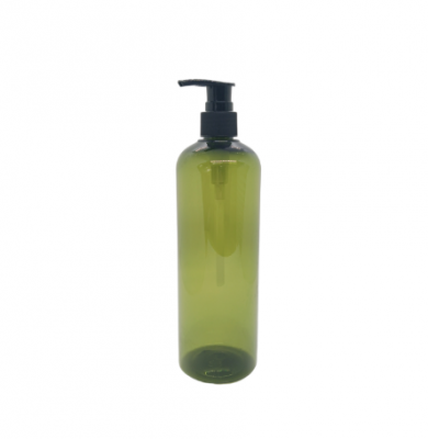 Green Lotion Pump Dispenser Cosmetic Bottle