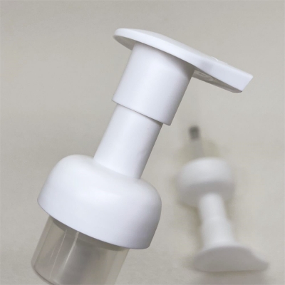 40mm Cosmetics White Plastic Hand Soap Dispenser