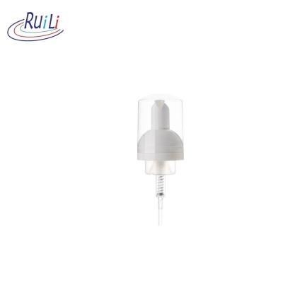 43mm White Foam Pump with clear cap
